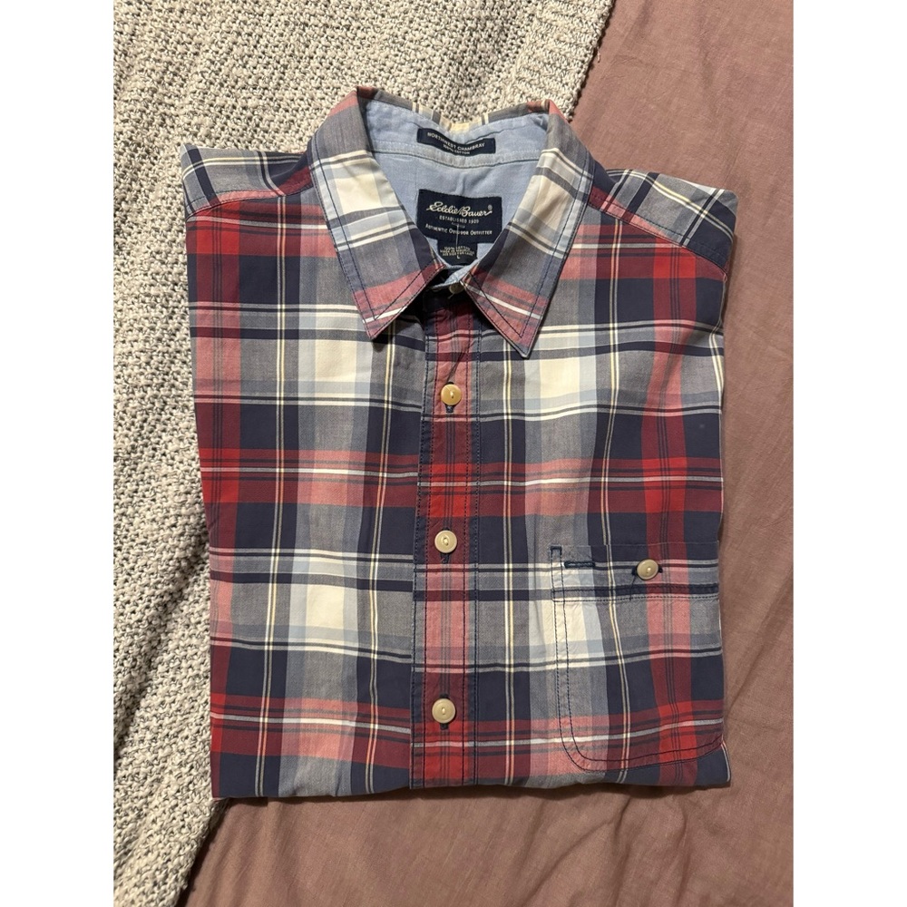Eddie Bauer | Plaid Short Sleeve Shirt